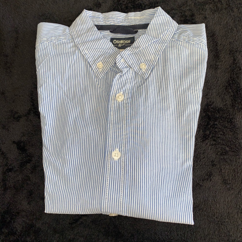 Oshkosh B’gosh boys, button up shirt size 10. NWT
